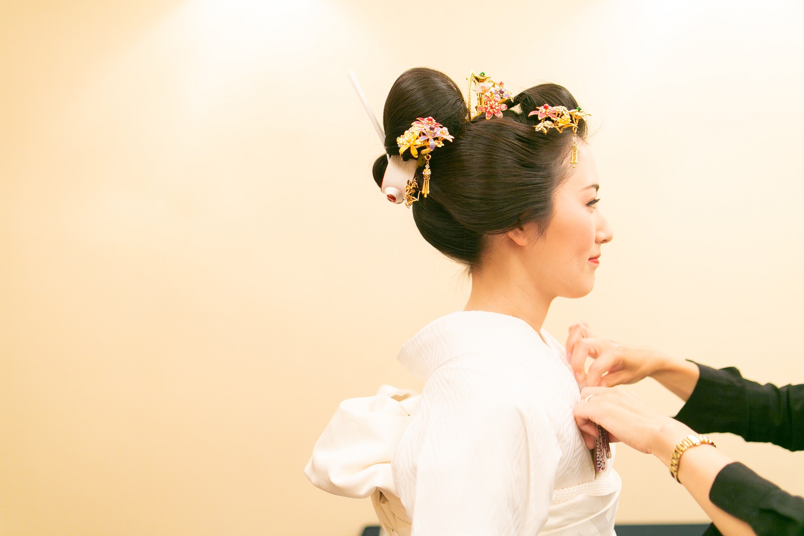 新日本髪 地毛結い 結婚式の風景 ３ おこしやすブログ 下鴨神社など上質な京都の結婚式はおこしやすウェディング